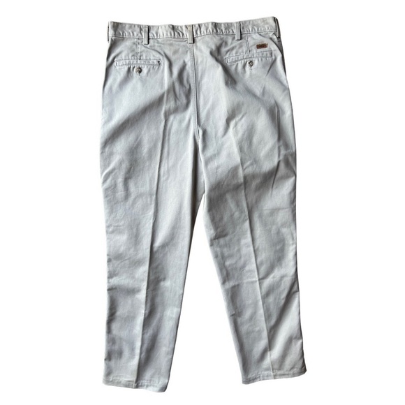 Carhartt Men’s Pleated Twill Khaki Work Pants B132KHI Beige, Size 40x34 - Picture 2 of 13